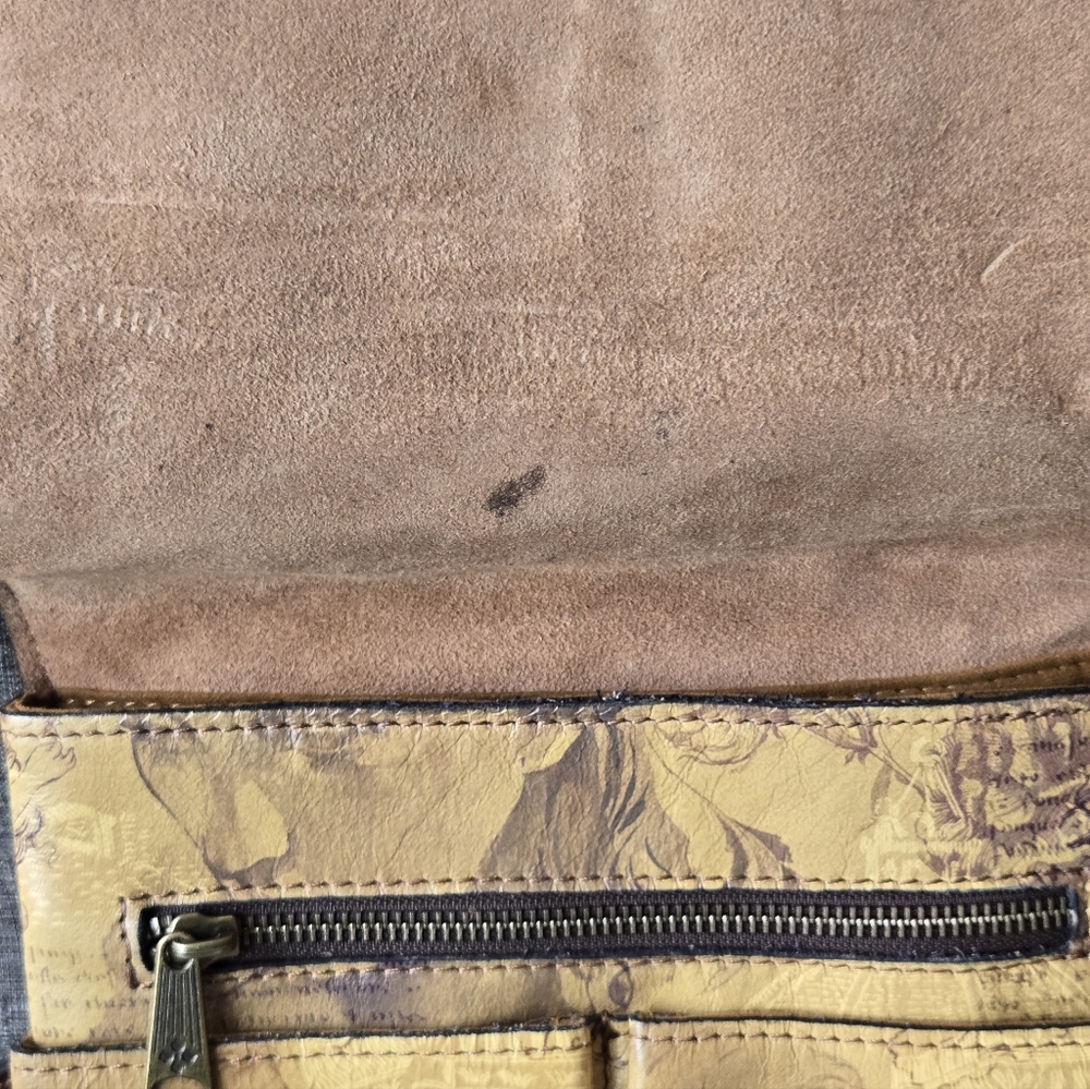 Patricia Nash leather Grenada Italian Dketchbook crossbody. NWT - Picture 6 of 16